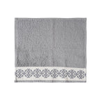 Elegance Embroidery Machine 100% Cotton Grey Towel