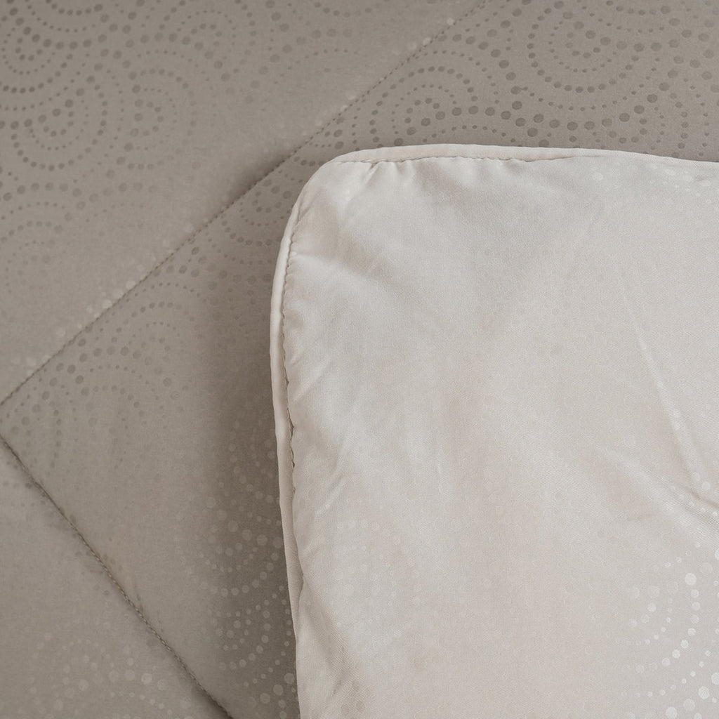Gravel reversible textured Green Quilt