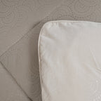 Gravel reversible textured Green Quilt