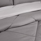 Gravel 250 GSM reversible textured Grey Quilt
