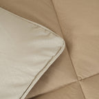 Gravel 250 GSM reversible textured Beige/Neutral Quilt