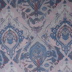 PBS Vintage Chic Edmund 100% Cotton Bedsheet with Pillow Case Blue