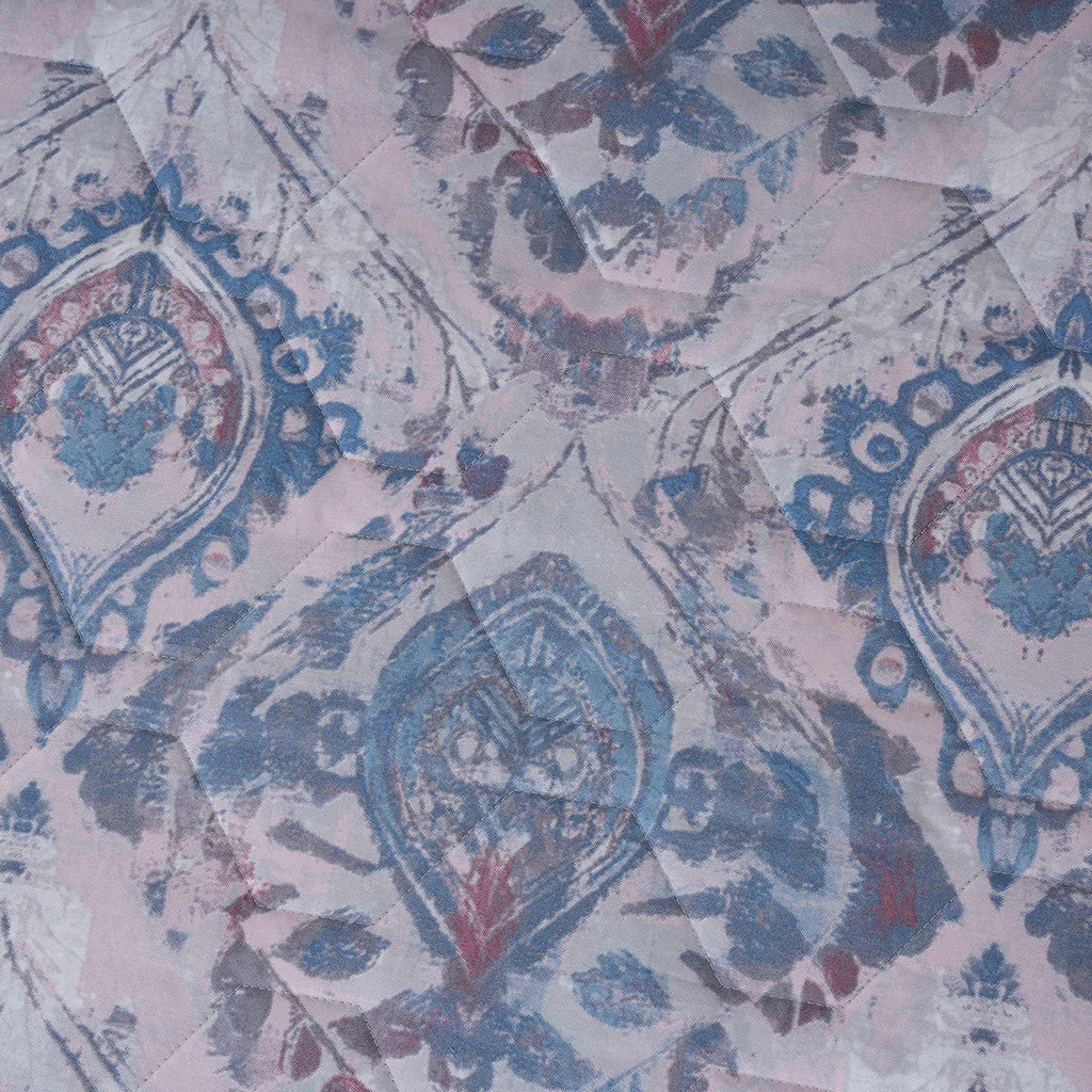 PBS Vintage Chic Edmund Quilt/Quilted Bed Cover Blue
