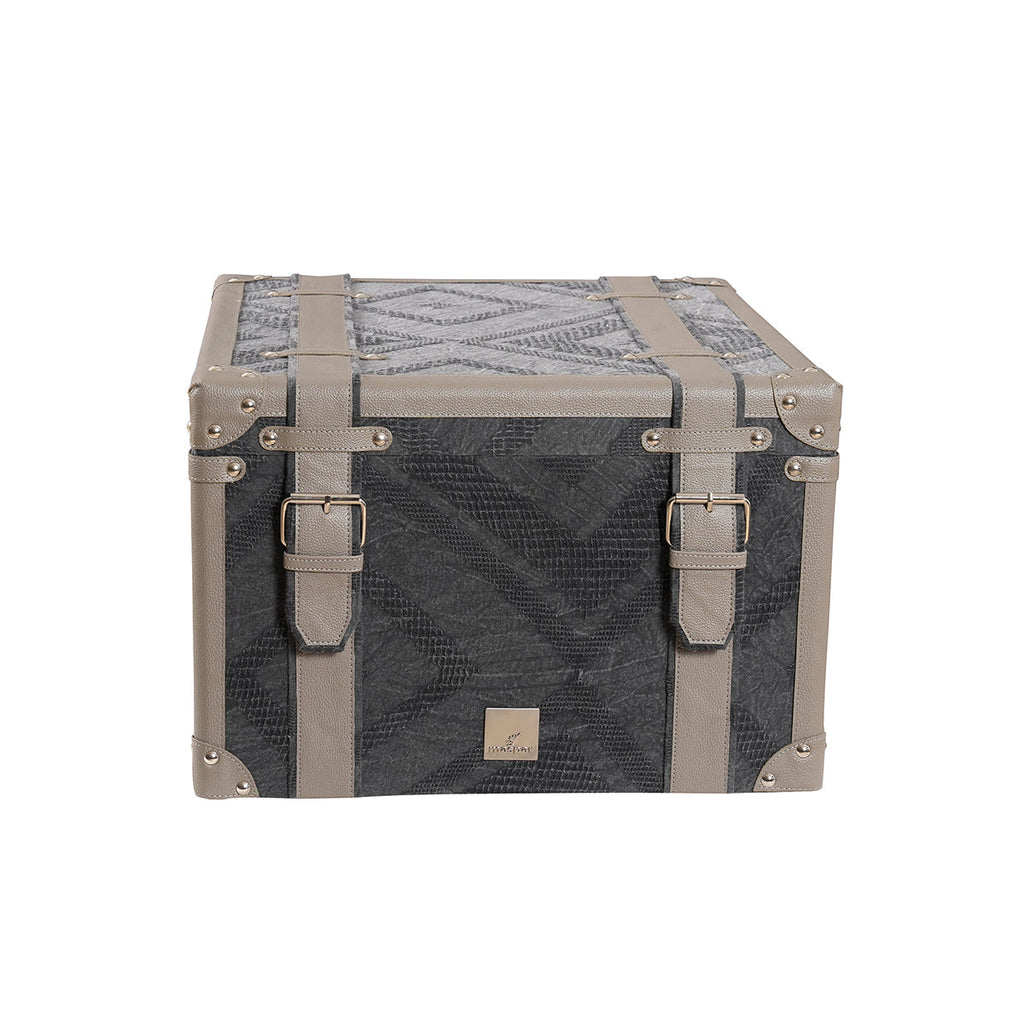 Rurban Elegance Argyl 11 pcs Quilt/Quilted Bed Cover Set Grey