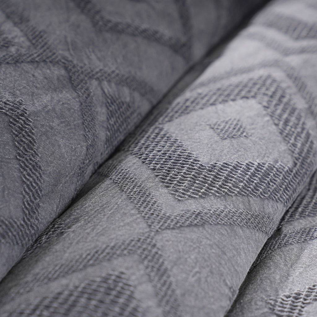Rurban Elegance Argyl 11 pcs Quilt/Quilted Bed Cover Set Grey