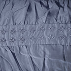 Rurban Elegance Ruching Rhapsody 11 pcs Quilt/Quilted Bed Cover Set Grey
