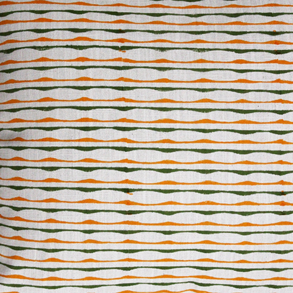 Sadyaska Hand Block Printed Cotton Ivory Color (16" X 16")… 1 Pcs Cushion Cover