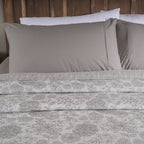 Lineart Floral Soft texture and floral scents Grey Dohar