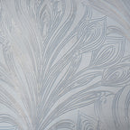 Classical Ornate Baroque Feathering 8pcs Duvet Cover Set Blue