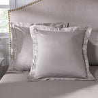 Classical Ornate Baroque Feathering Pillow Case Euro Set Neutral