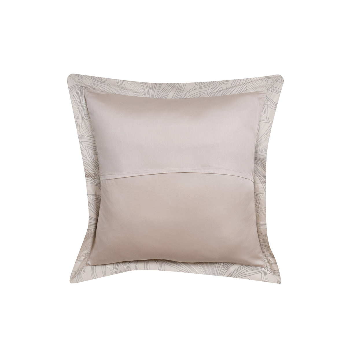 Classical Ornate Baroque Feathering Pillow Case Euro Set Neutral