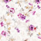 Sansaar by DDdecor Super King Bedsheet with 2 Pillow Covers - Hazel - Spring - Rosewater - Floral Contemporary Pattern - 1 Pc