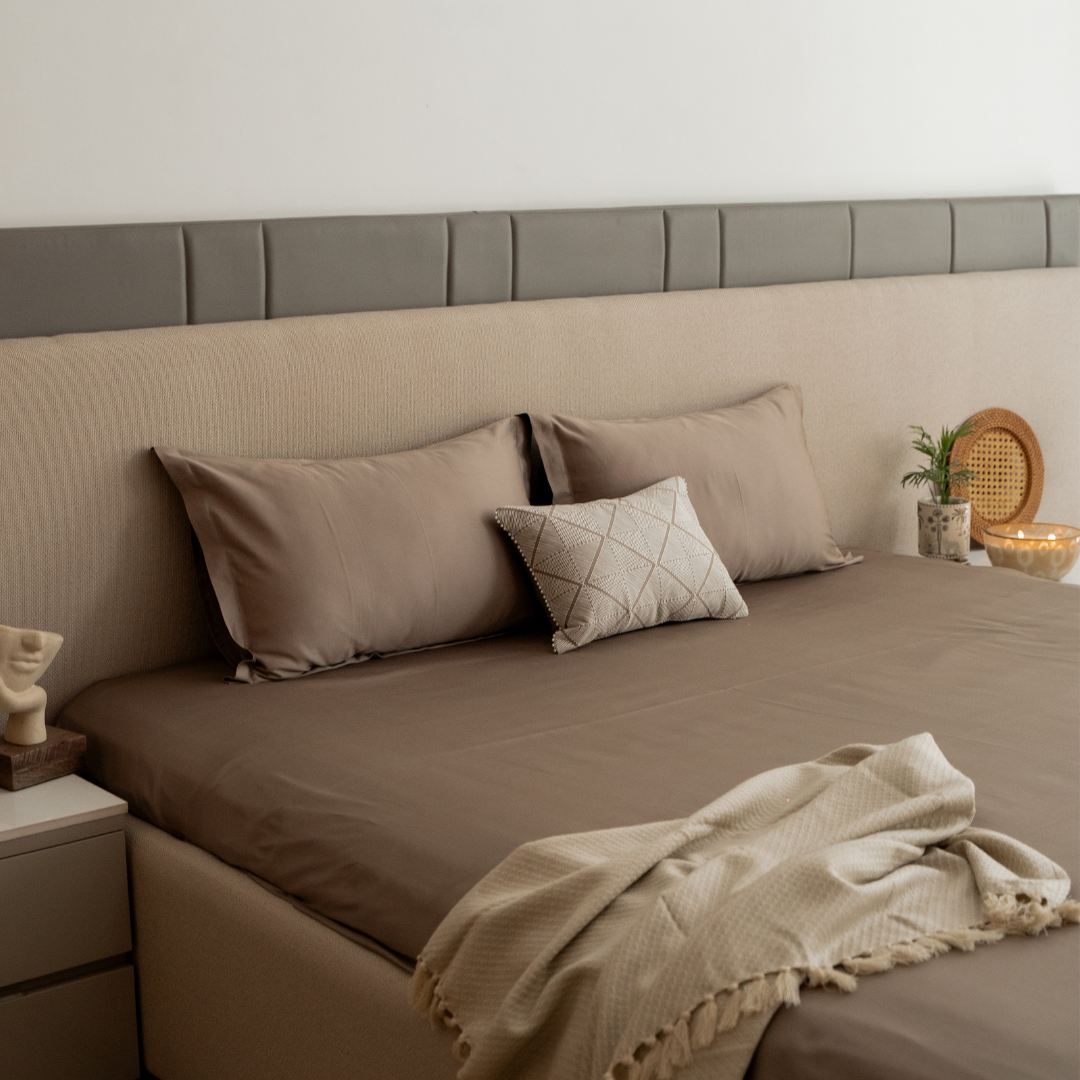 Sadyaska Cascade Mocha Treasure Set 1 Pcs Bedsheet