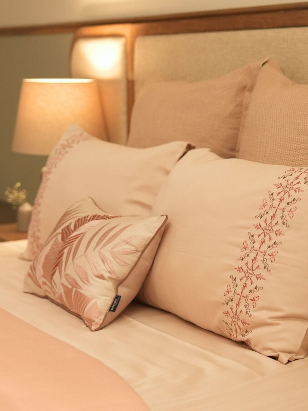 Sadyaska Luna Oasis Rose 12 Pcs Bedding Set