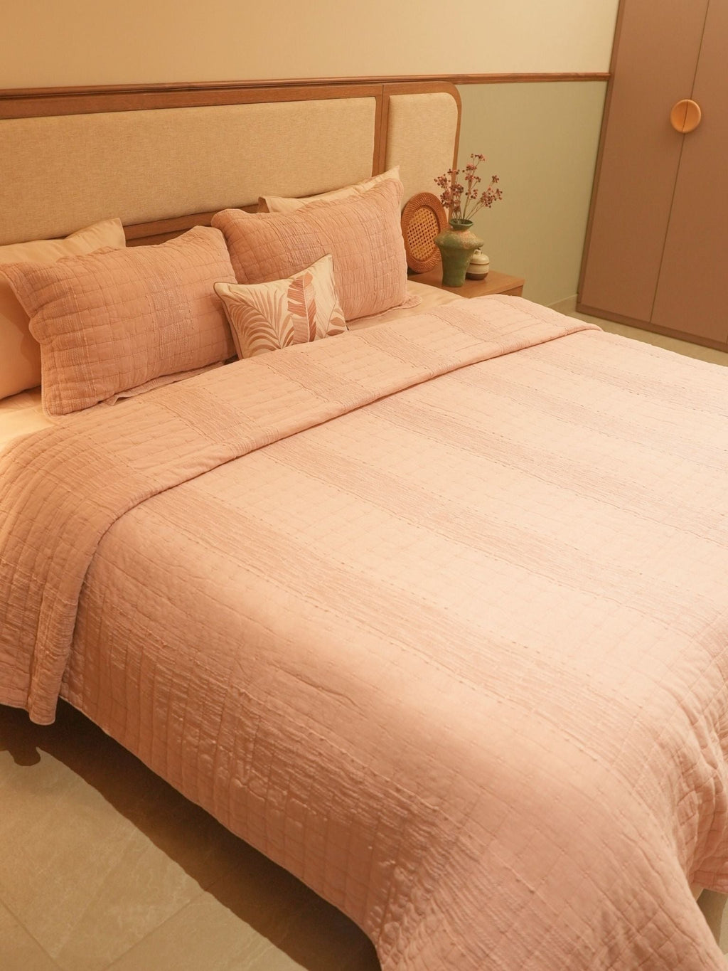 Sadyaska Luna Oasis Rose 12 Pcs Bedding Set