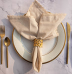Sadyaska Auric Napkin Rings Set of Six 1 Pcs Product