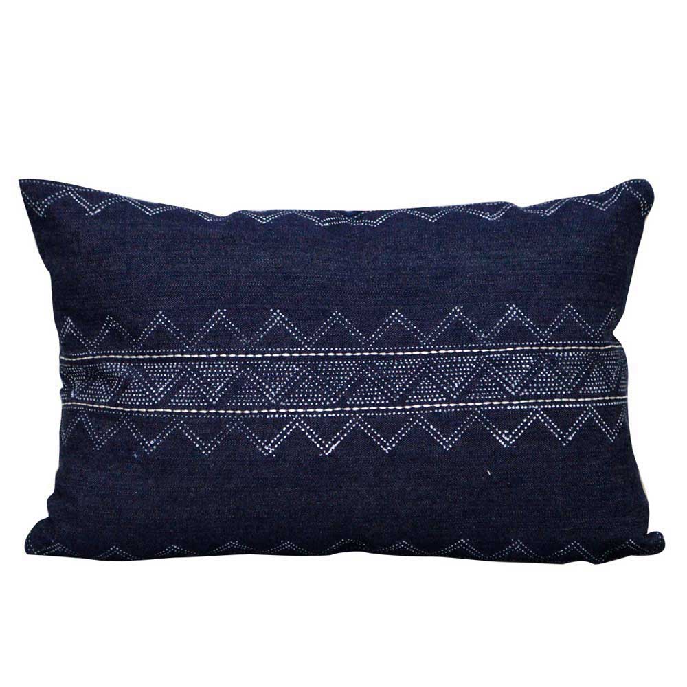 Sadyaska Denim Decorative Cushion Case for Car, Sofa, Living Room, Bedroom Denim 12" X 18"… 1 Pcs Cushion Cover