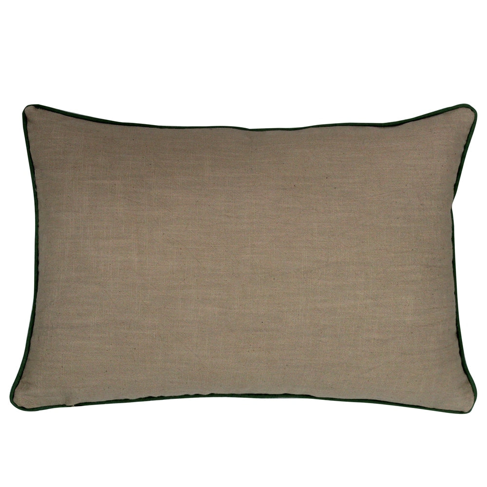 Sadyaska Hand Embroidered Print Cotton Cushions & Multi Color (12" X 18")… 1 Pcs Cushion Cover