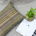 Sadyaska Hand Embroidered Print Cotton Cushions & Multi Color (12" X 18")… 1 Pcs Cushion Cover