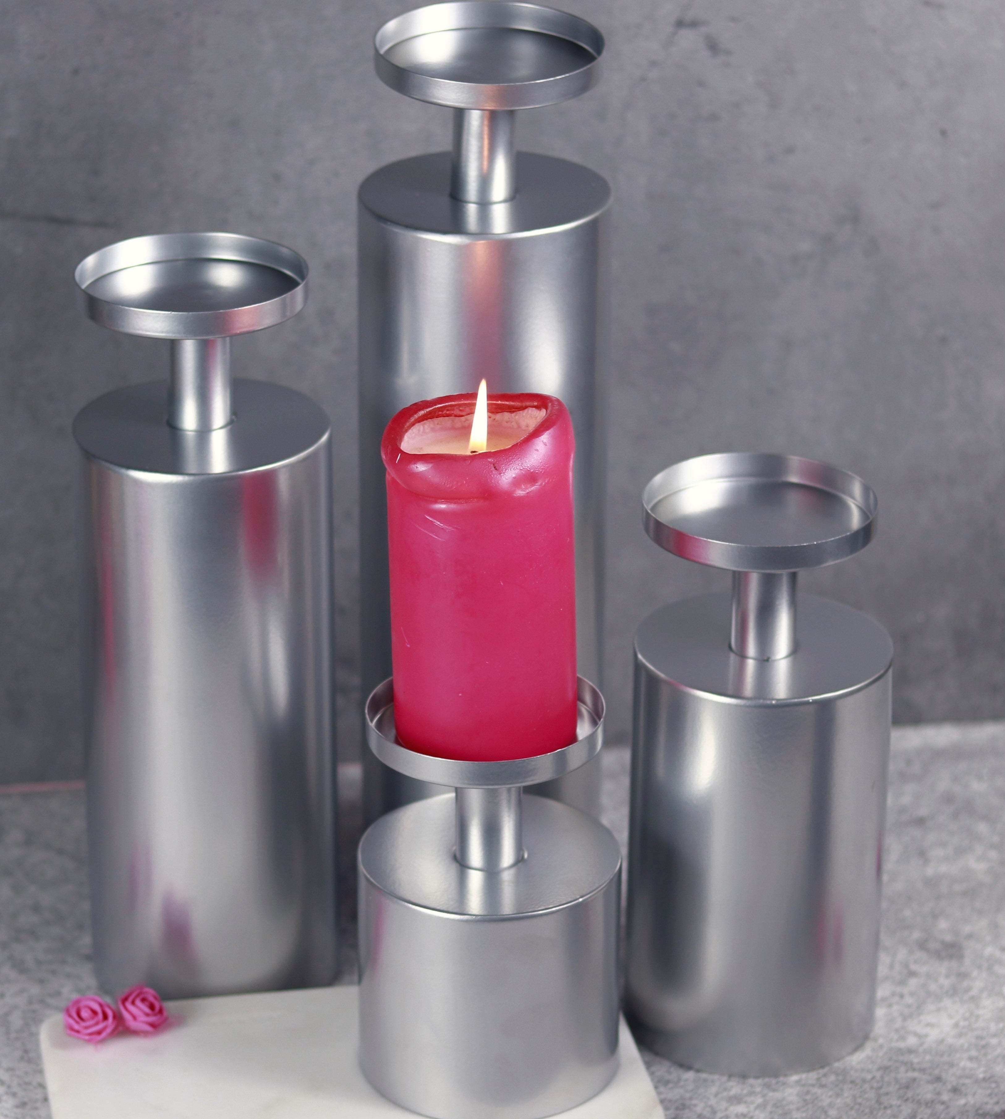 Sadyaska Magnolia t Candle Stand 1 Pcs Mat