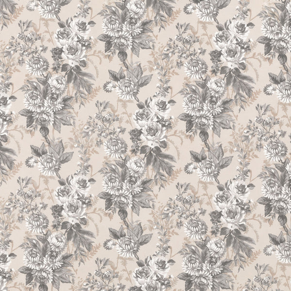 Sansaar by D'Decor Bedsheet with 2 Pillow Covers - English County - Hampshire - Blush Pink - Cottage Floral Print Pattern - 1 Pc