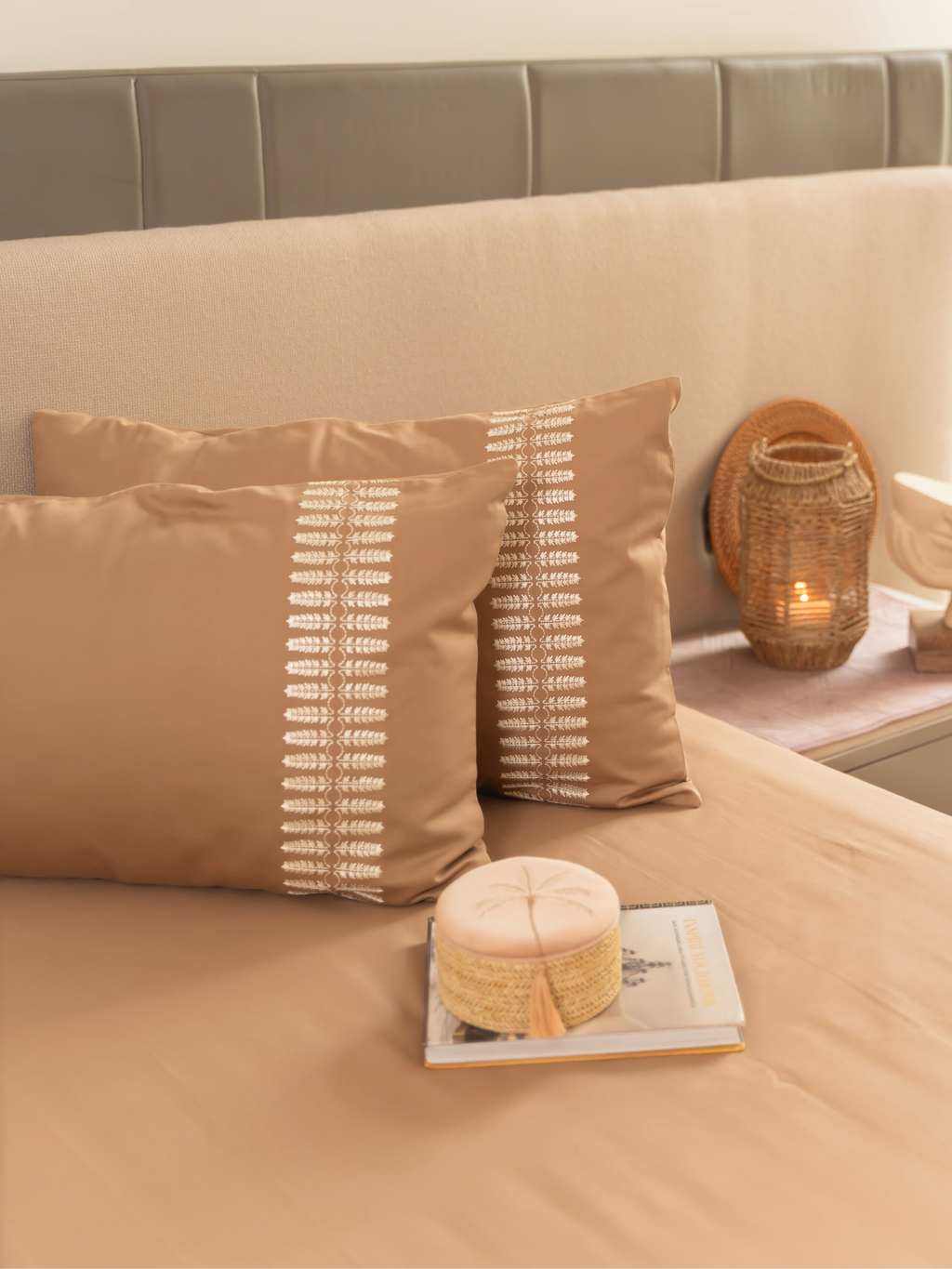 Sadyaska Elise Hazel Beige Oats Beige Dreams 1 Pcs Duvet Cover Set