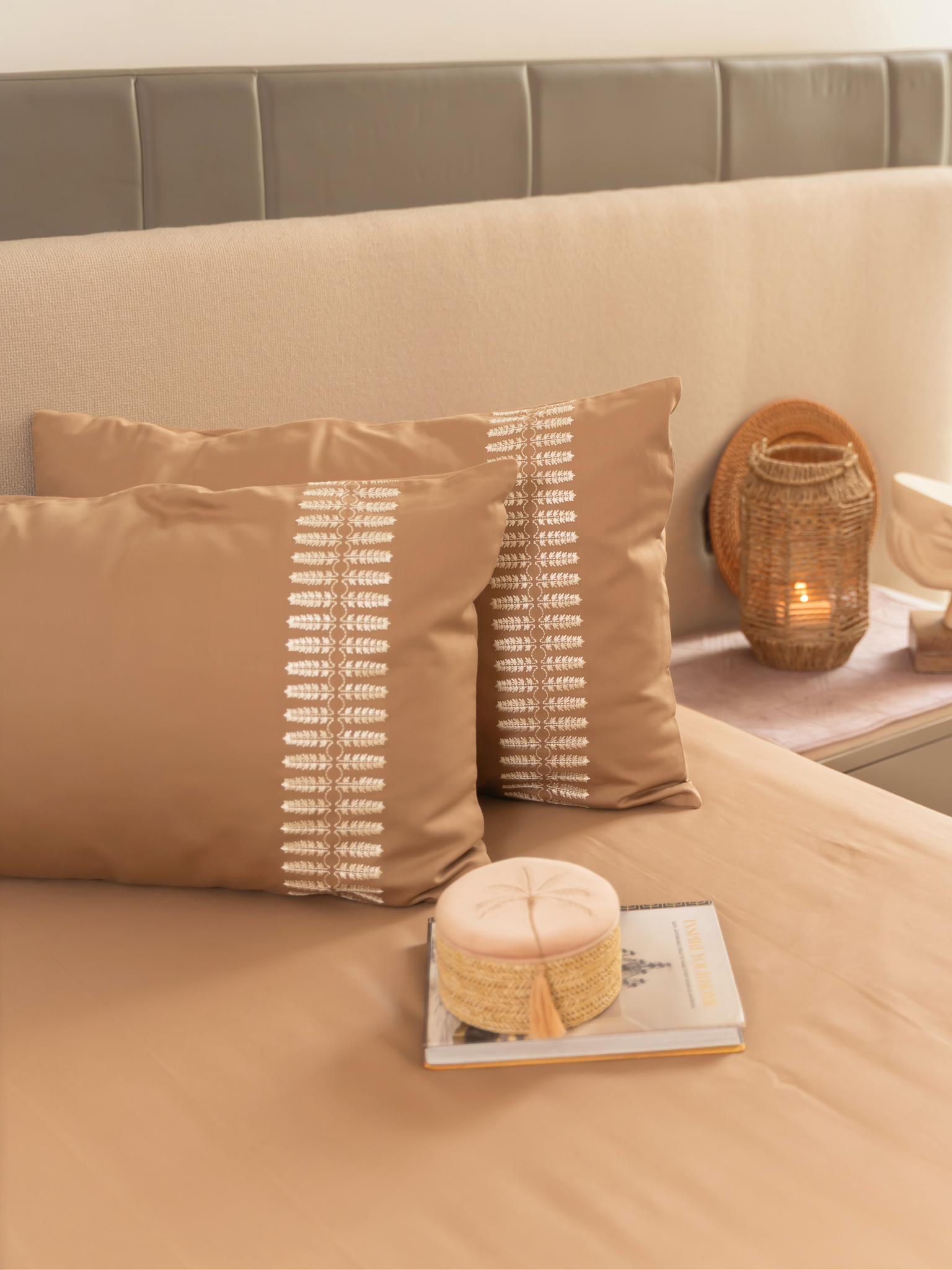 Sadyaska Elise Hazel Beige Oats Beige Dreams 1 Pcs Duvet Cover Set