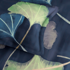 D'Decor Platinum AW25 Navy Peony Digitally Printed 5-Piece Double Bedsheet Set | RP234 Navy Peony