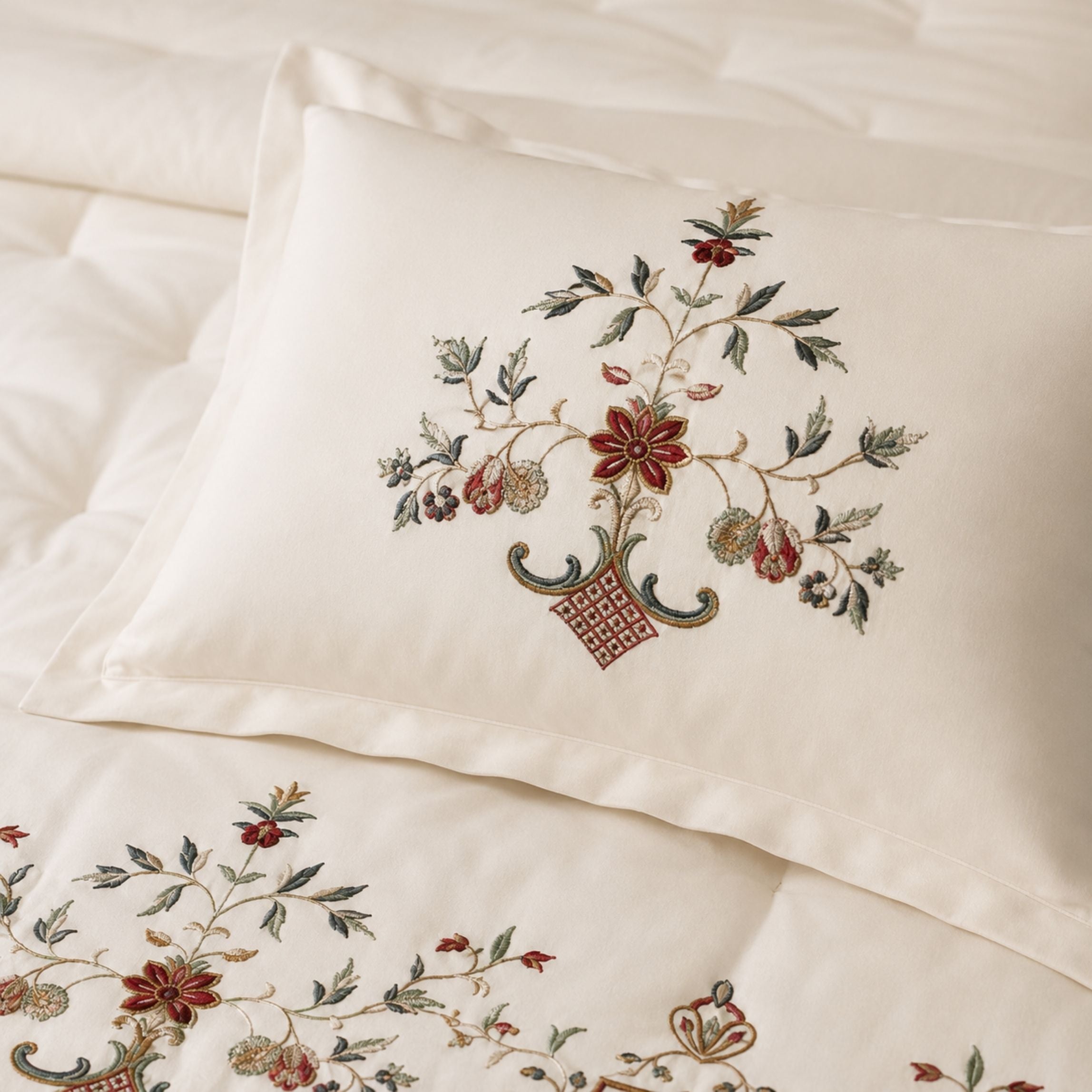 Sansaar by D’Decor Amberley Embroidered Bed In A Bag 1 Pc