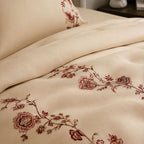 Sansaar by D’Decor Clarette Embroidered Bed In A Bag 1 Pc