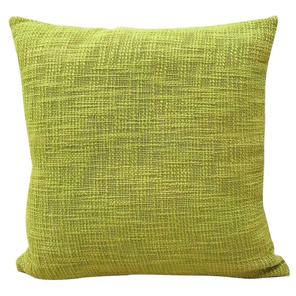 Sadyaska Hand Woven s Green Color (16" X 16")… 1 Pcs Cushion Cover