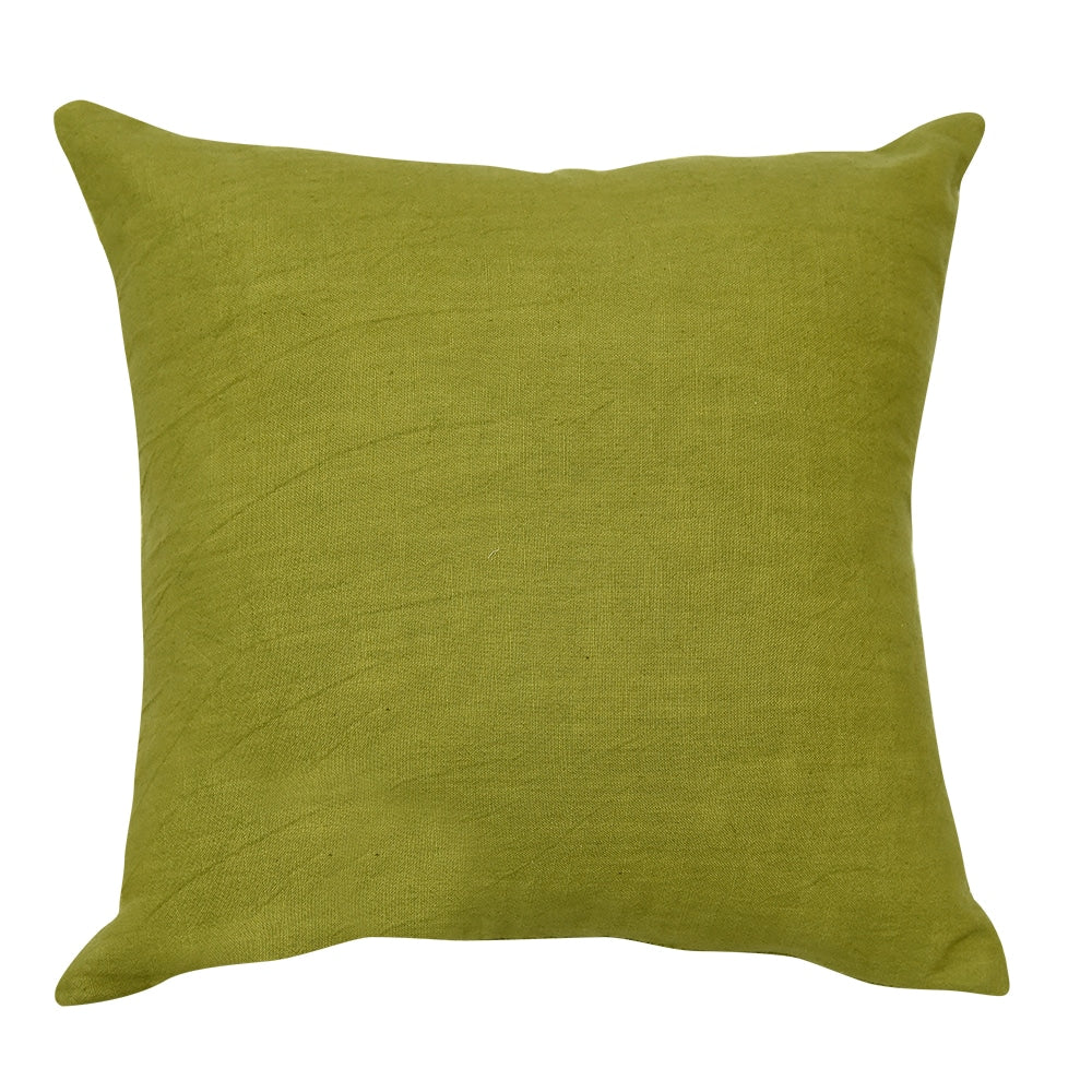 Sadyaska Hand Woven s Green Color (16" X 16")… 1 Pcs Cushion Cover