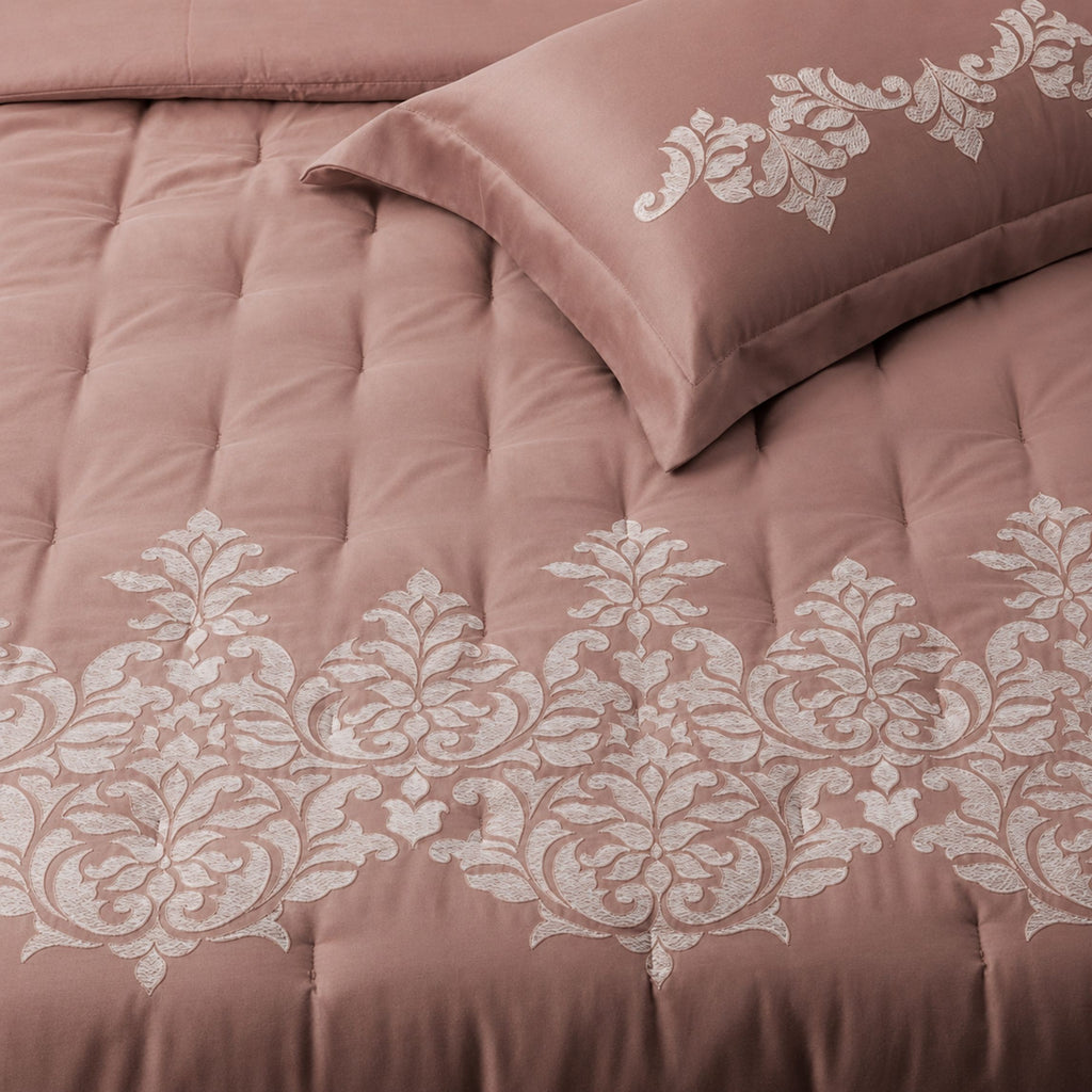 Sansaar by D’Decor Damasco Embroidered Bed In A Bag 1 Pc