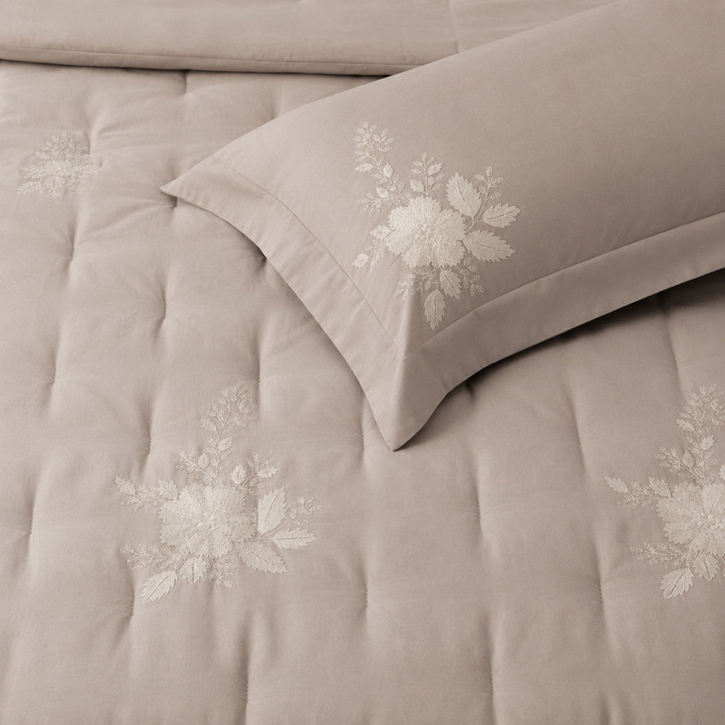 Sansaar by D’Decor Camille Embroidered Bed In A Bag 1 Pc