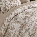 Sansaar by D’Decor Rosehip Floral Jacquard Comforter Set 1 Pc