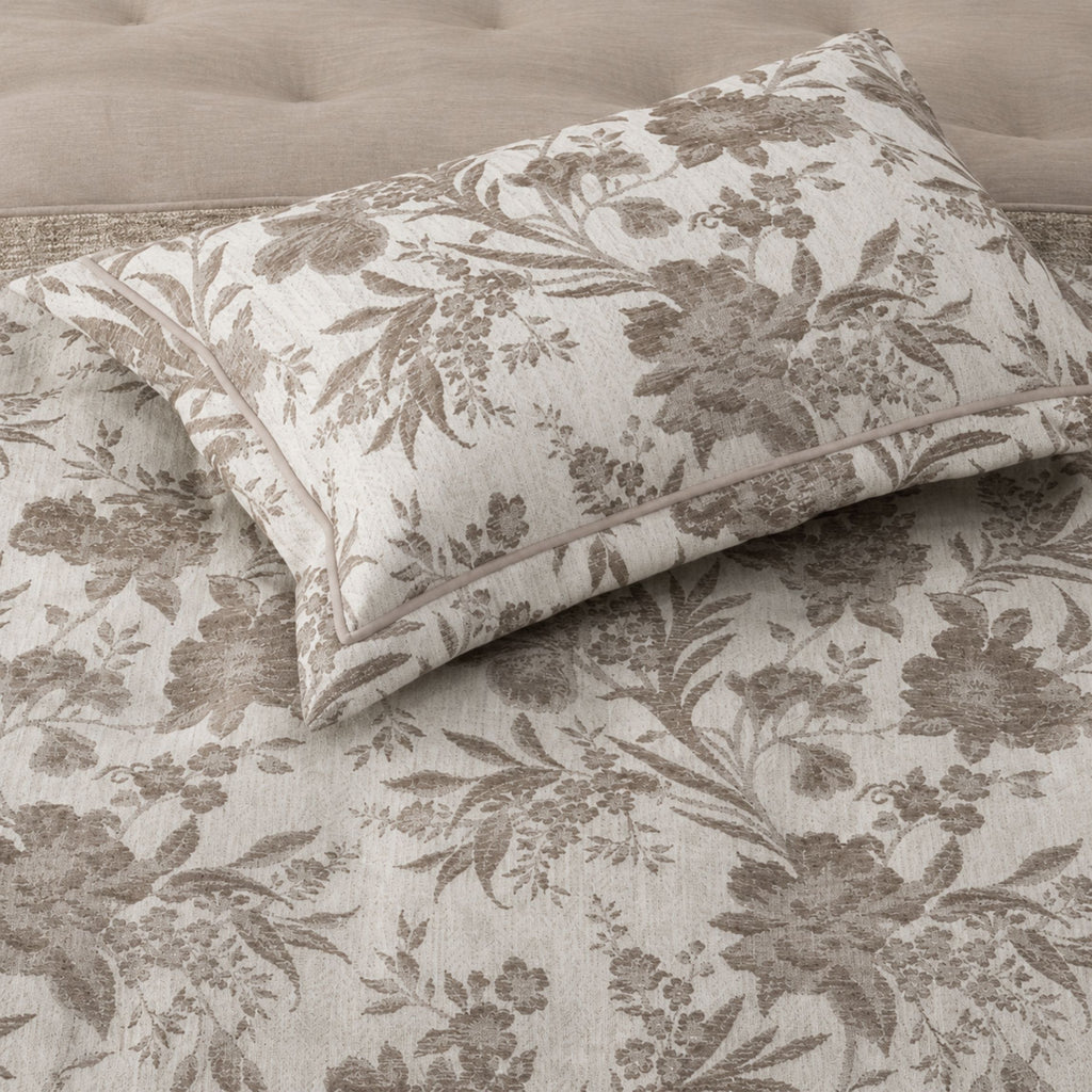 Sansaar by D’Decor Rosehip Floral Jacquard Comforter Set 1 Pc