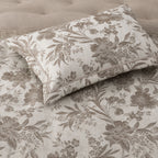Sansaar by D’Decor Rosehip Floral Jacquard Comforter Set 1 Pc