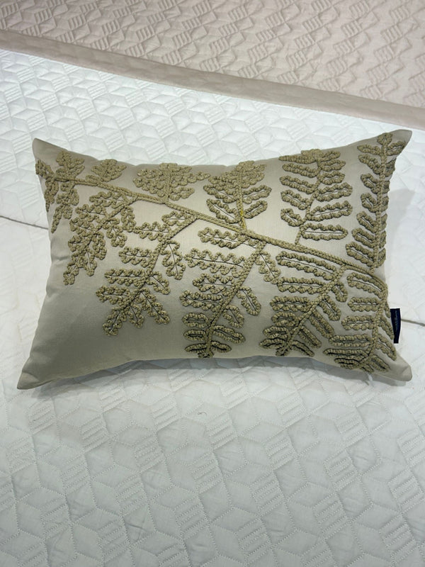 Sadyaska Foliage Haven Cotton Embroidered Beige 12