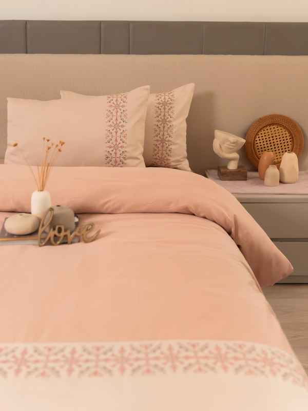 Sadyaska Luna Buff Rose Dreams 1 Pcs Duvet Cover