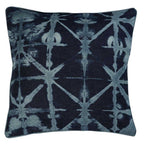 Sadyaska Costa Design Tie &amp; Dye Denim Printed Car Sofa Chair Dining Room, Bedroom Shibori Pillow Cushion Case 16" X 16"… 1 Pcs Cushion Cover