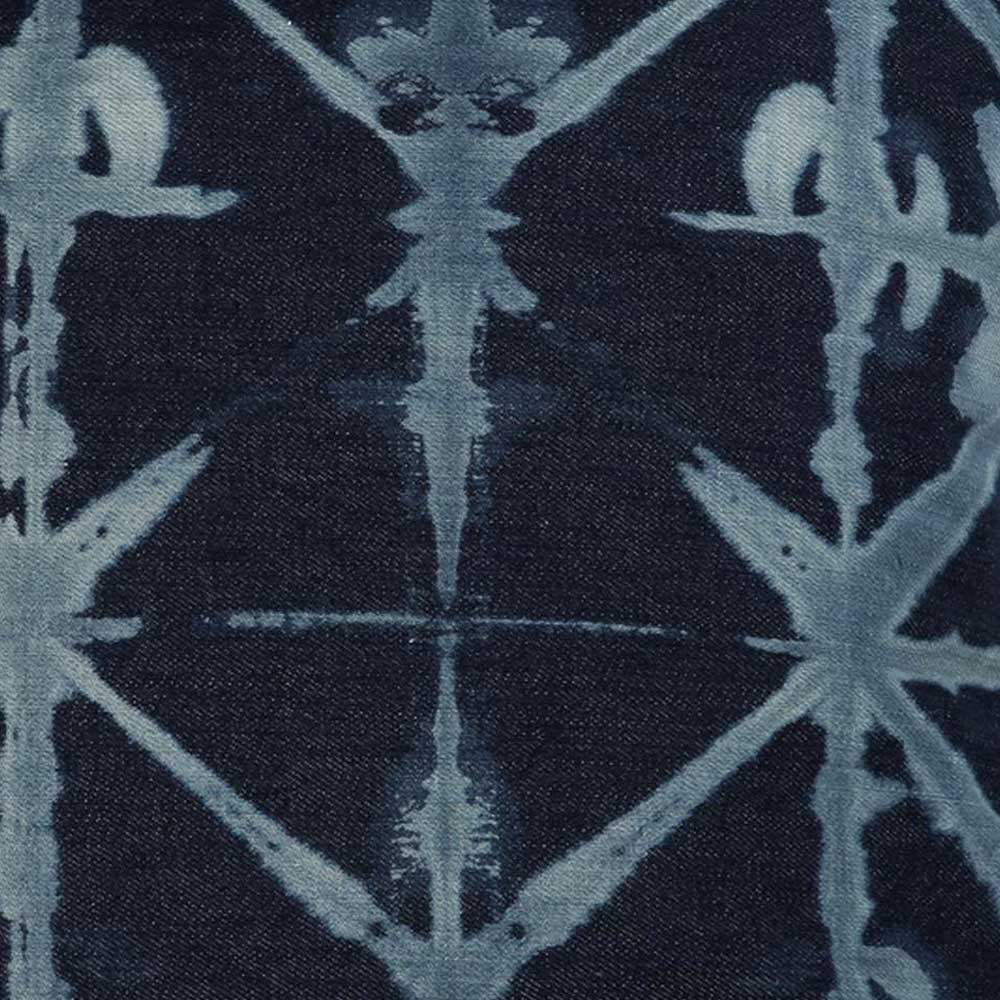 Sadyaska Costa Design Tie &amp; Dye Denim Printed Car Sofa Chair Dining Room, Bedroom Shibori Pillow Cushion Case 16" X 16"… 1 Pcs Cushion Cover