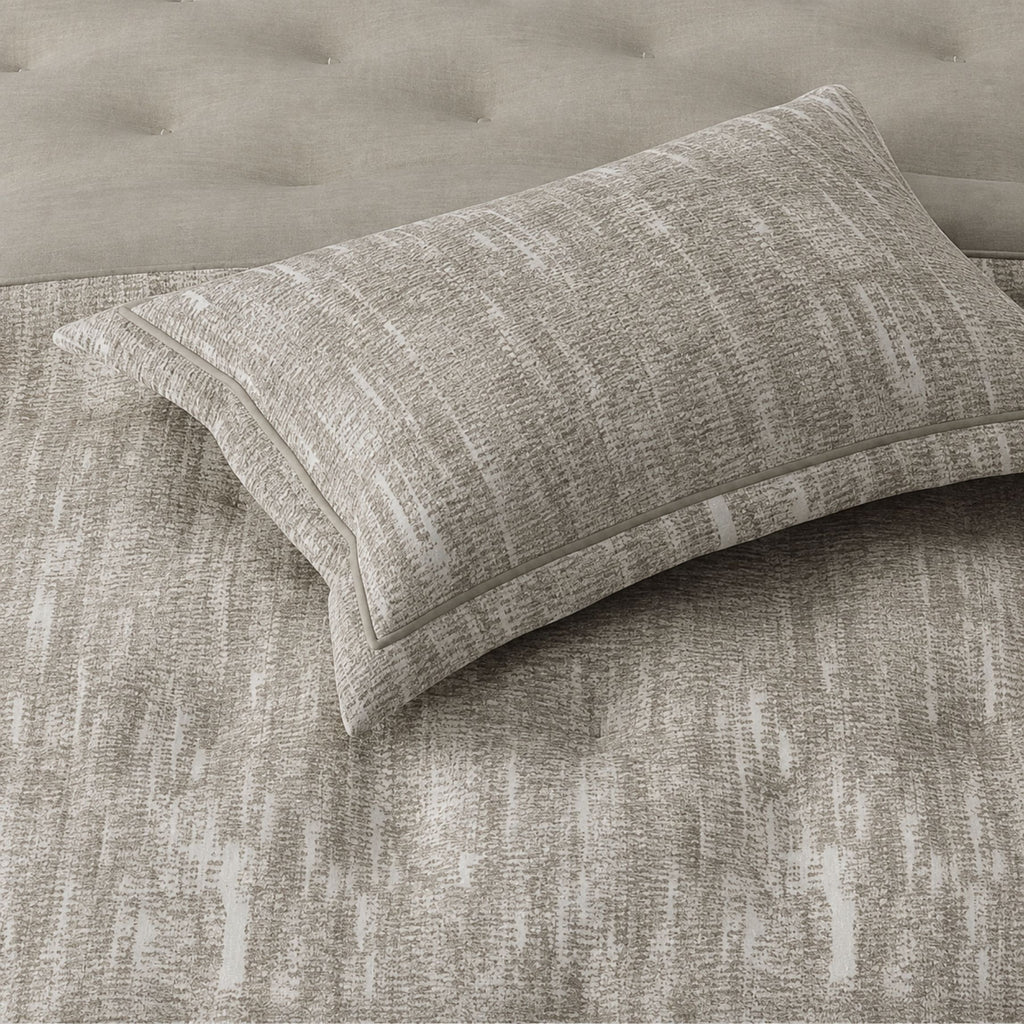 Sansaar by D’Decor Terrain Textured Jacquard Comforter Set 1 Pc