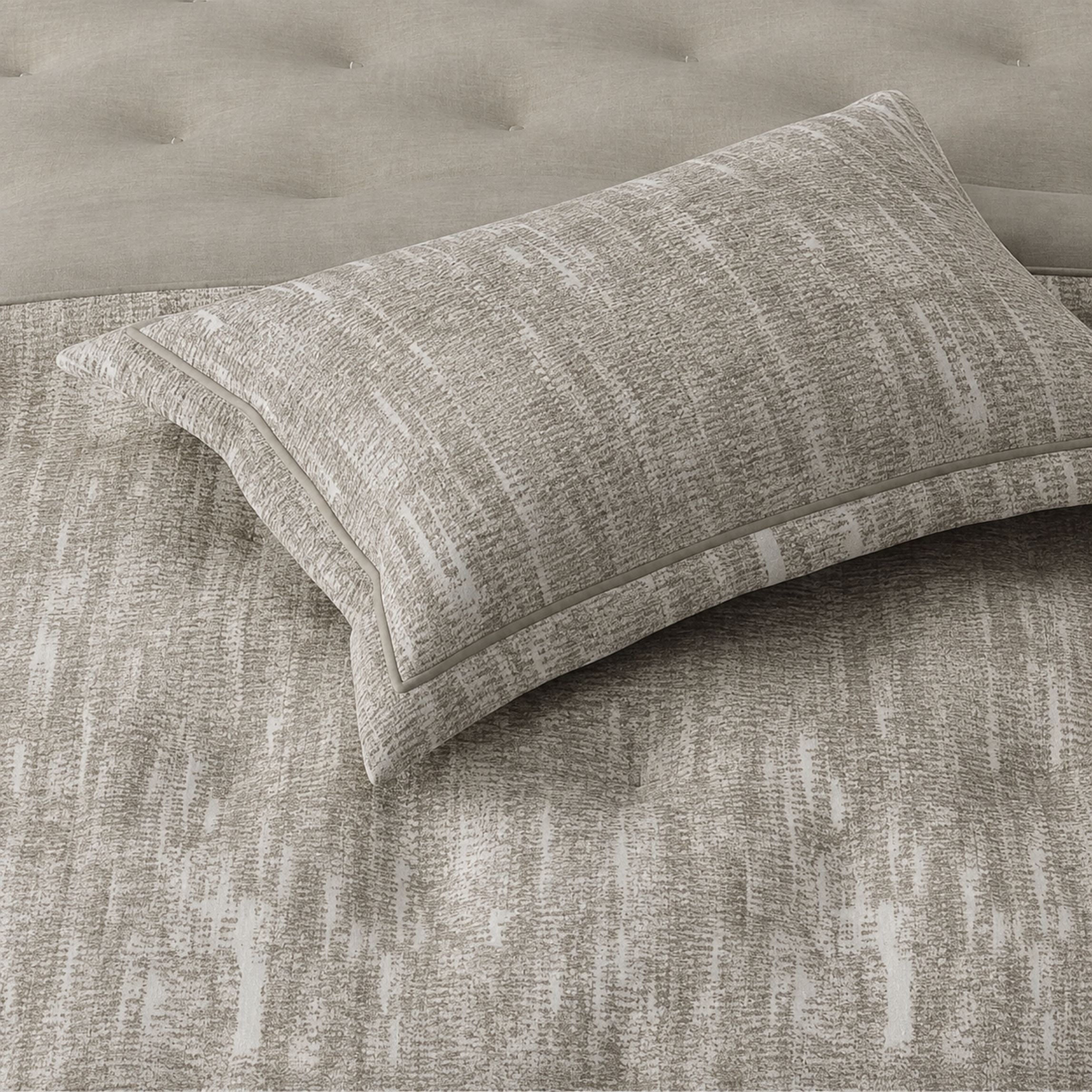 Sansaar by D’Decor Terrain Textured Jacquard Comforter Set 1 Pc