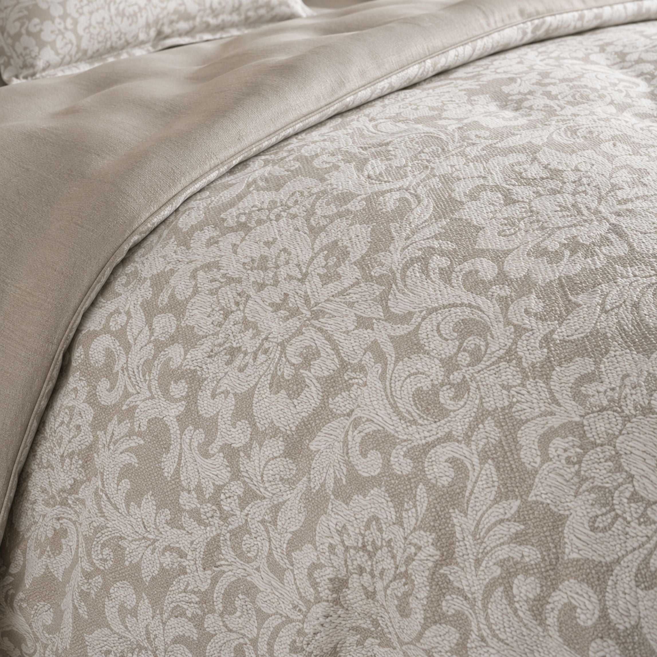 Sansaar by D’Decor Empress Ornamental Jacquard Comforter Set 1 Pc