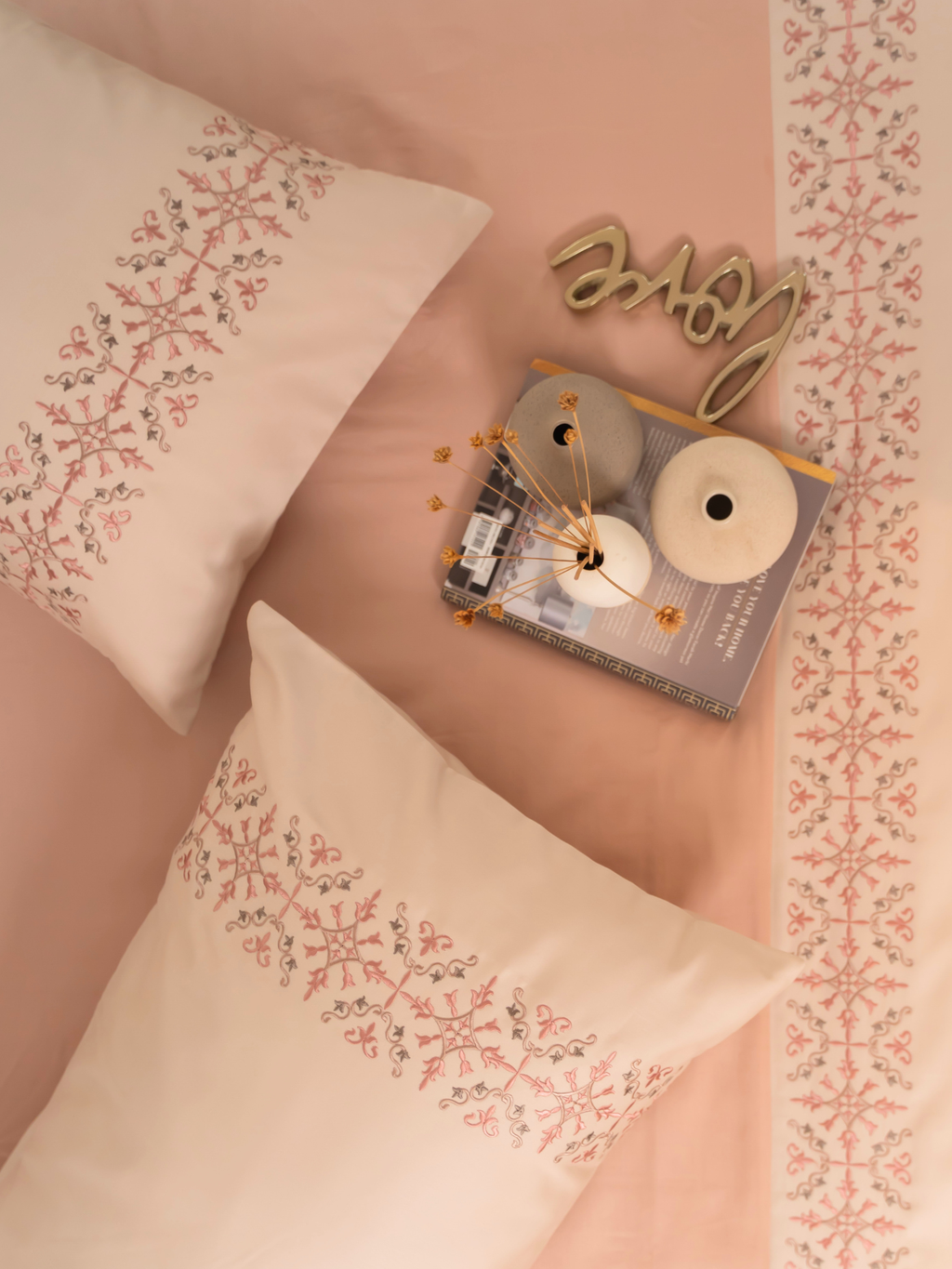 Sadyaska Luna Buff Rose Dreams 1 Pcs Duvet Cover Set