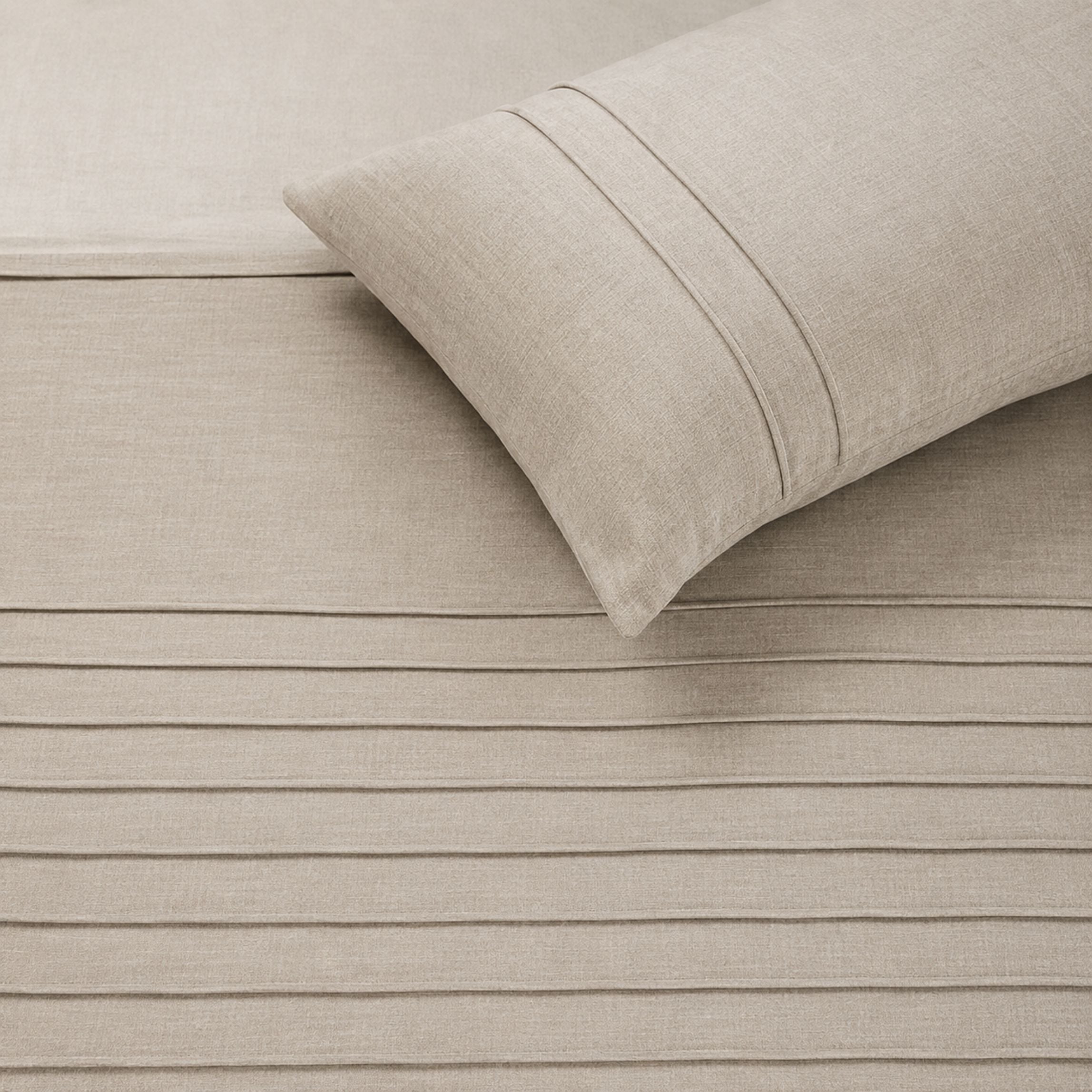 Sansaar by D’Decor Barrett Textured Bed Cover 1 Pc