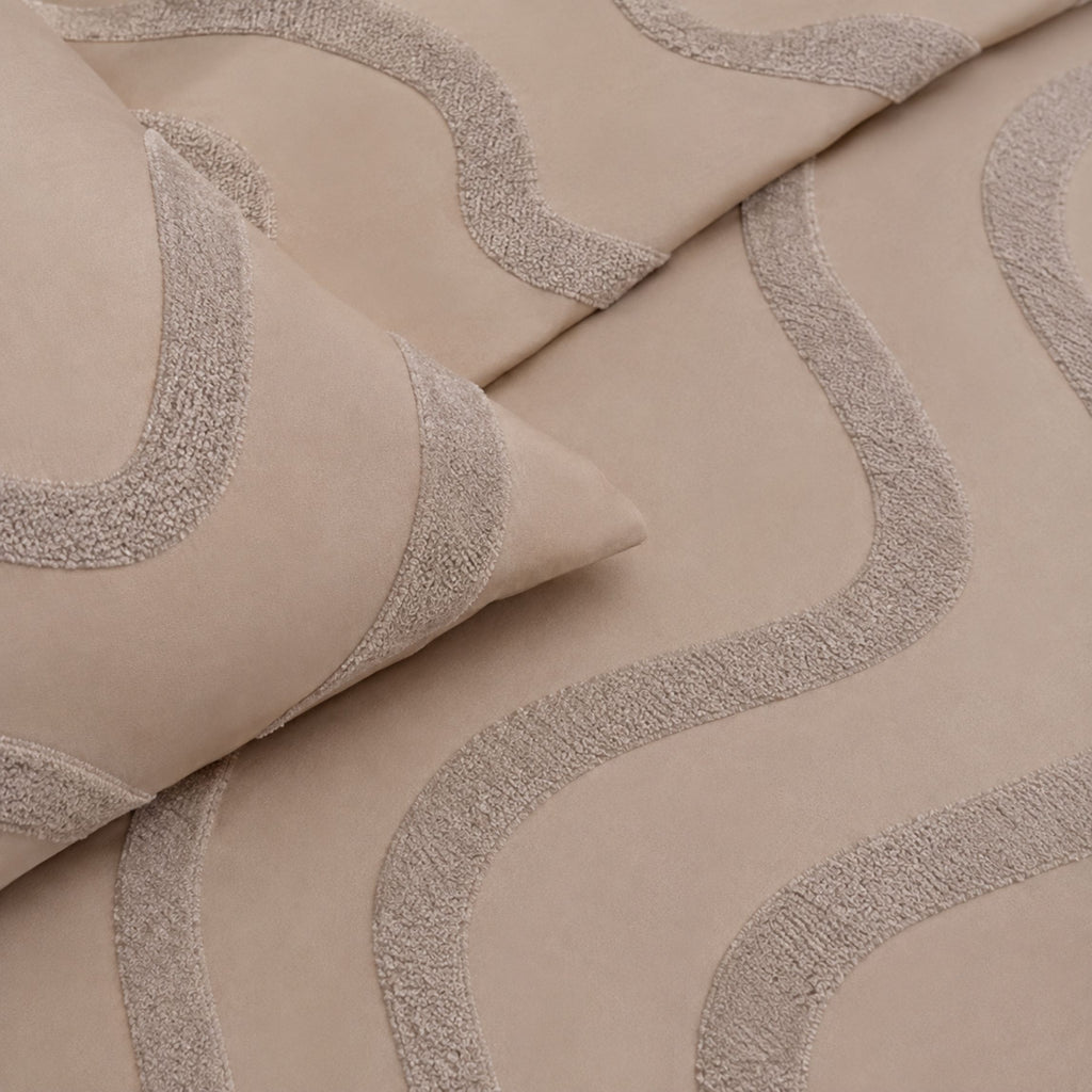 Sansaar by D’Decor Tideway Textured Duvet Cover Set 1 Pc