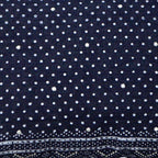 Sadyaska Hand Embroidered Indigo Pillow Cover Denim Hand Block Print Pillow Cases 12" X 18"… 1 Pcs Cushion