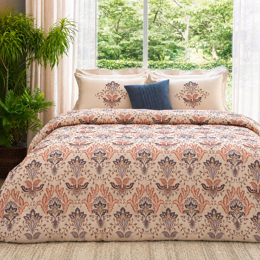 Sansaar by D’Decor Olympia Embroidered Bed In A Bag 1 Pc