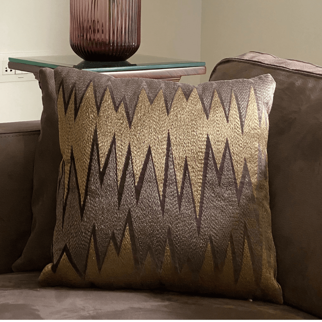 Sadyaska Ridge Champagne Gold Velvet Trousseau Set 10 Pcs Product